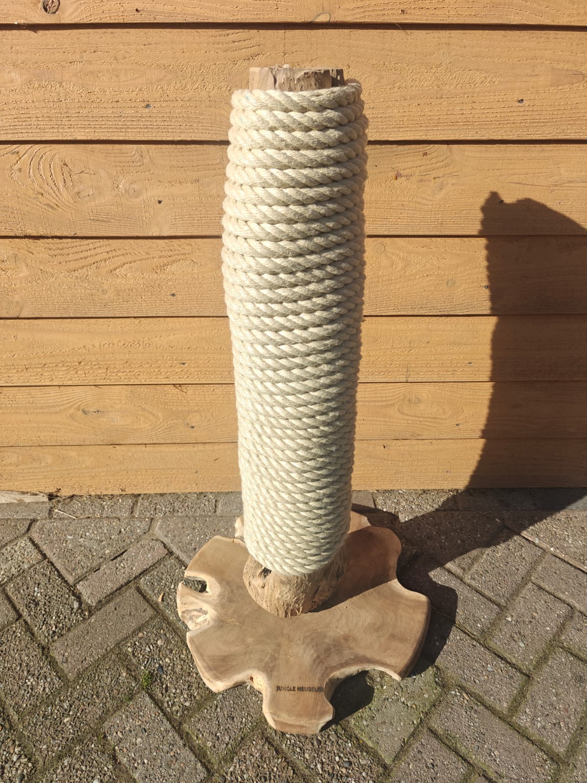 Teakhout groot dik touw